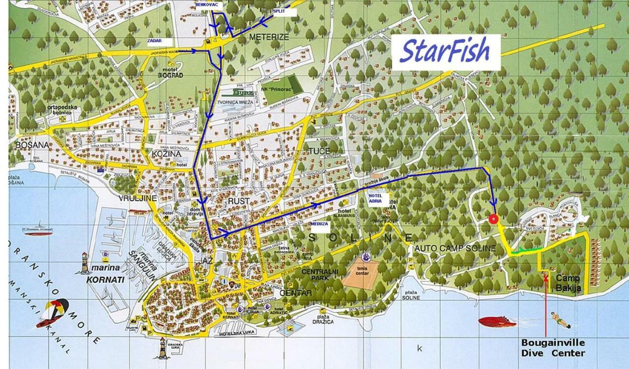 Mobile Home Starfish IV Camp Biograd Биоград-на-Мору Экстерьер фото
